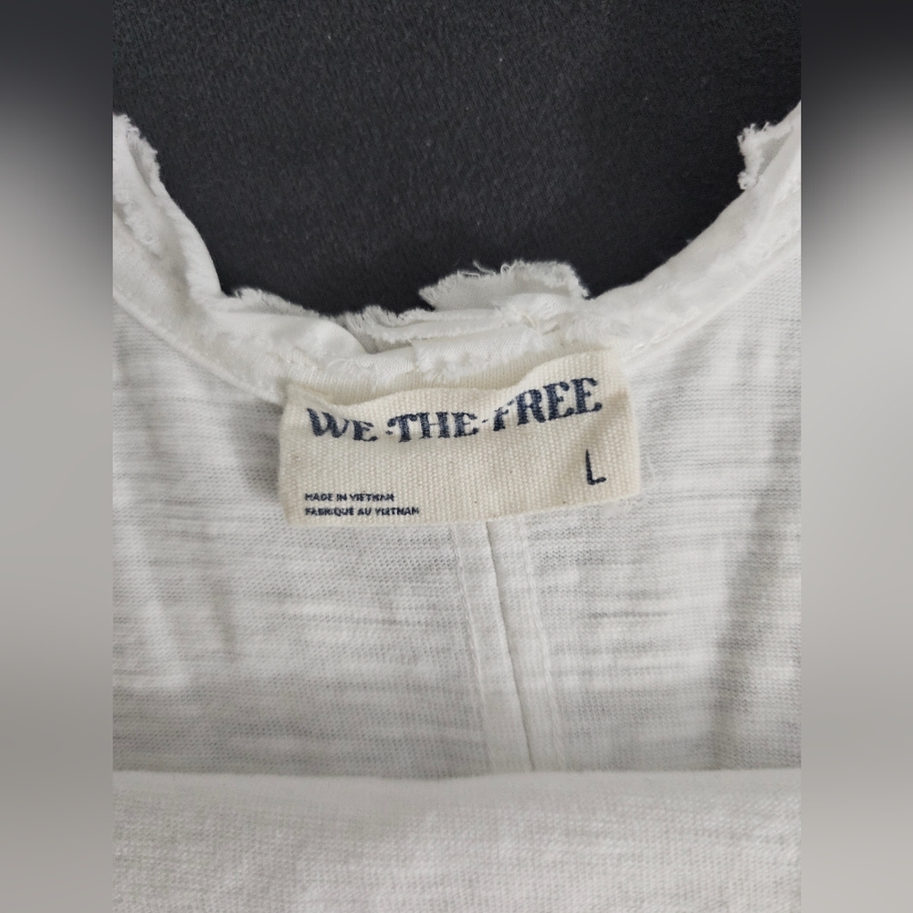 We The Free White Sleeveless Tiered Tank Top - Picture 12 of 13